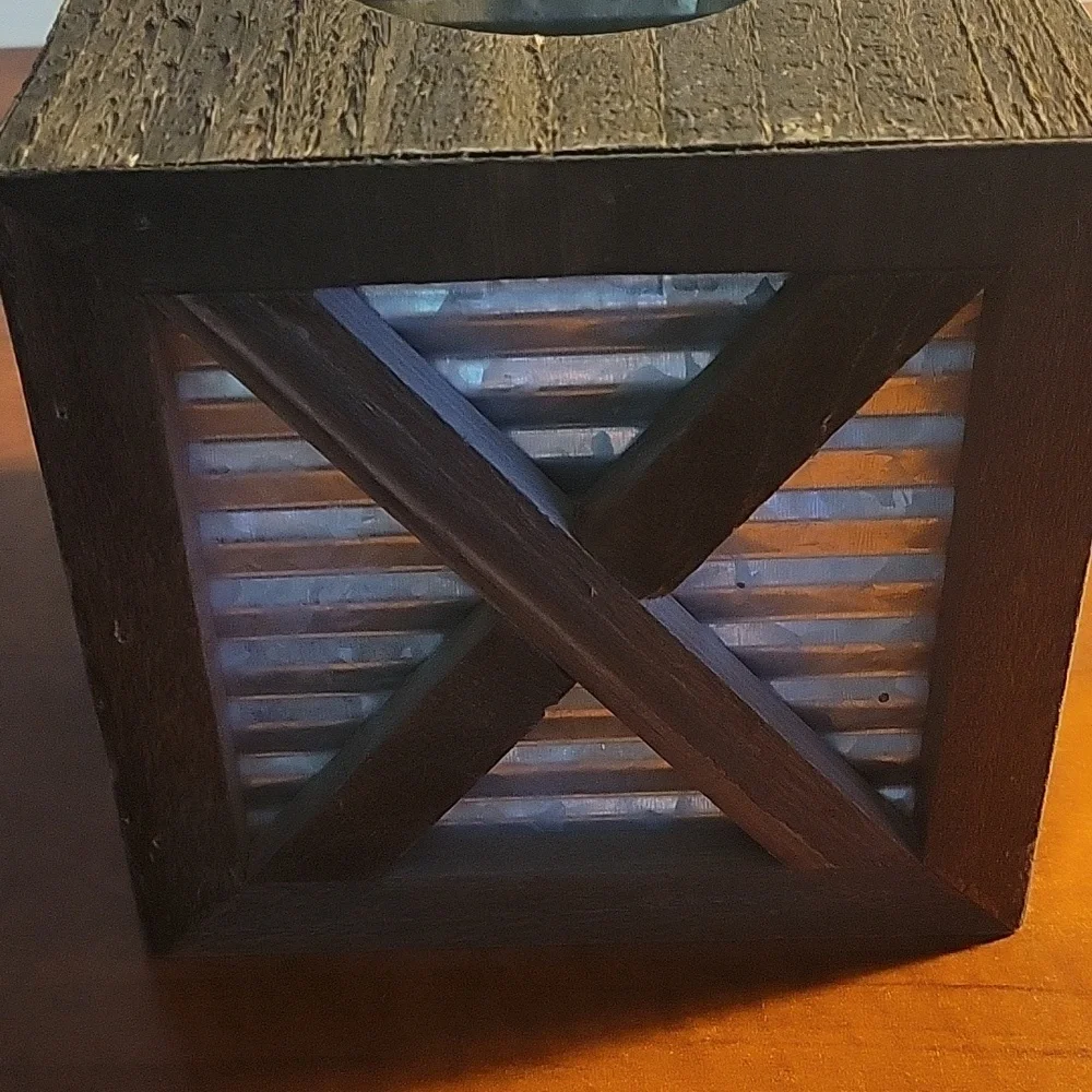 Rustic Wooden Tissue Box Holder New